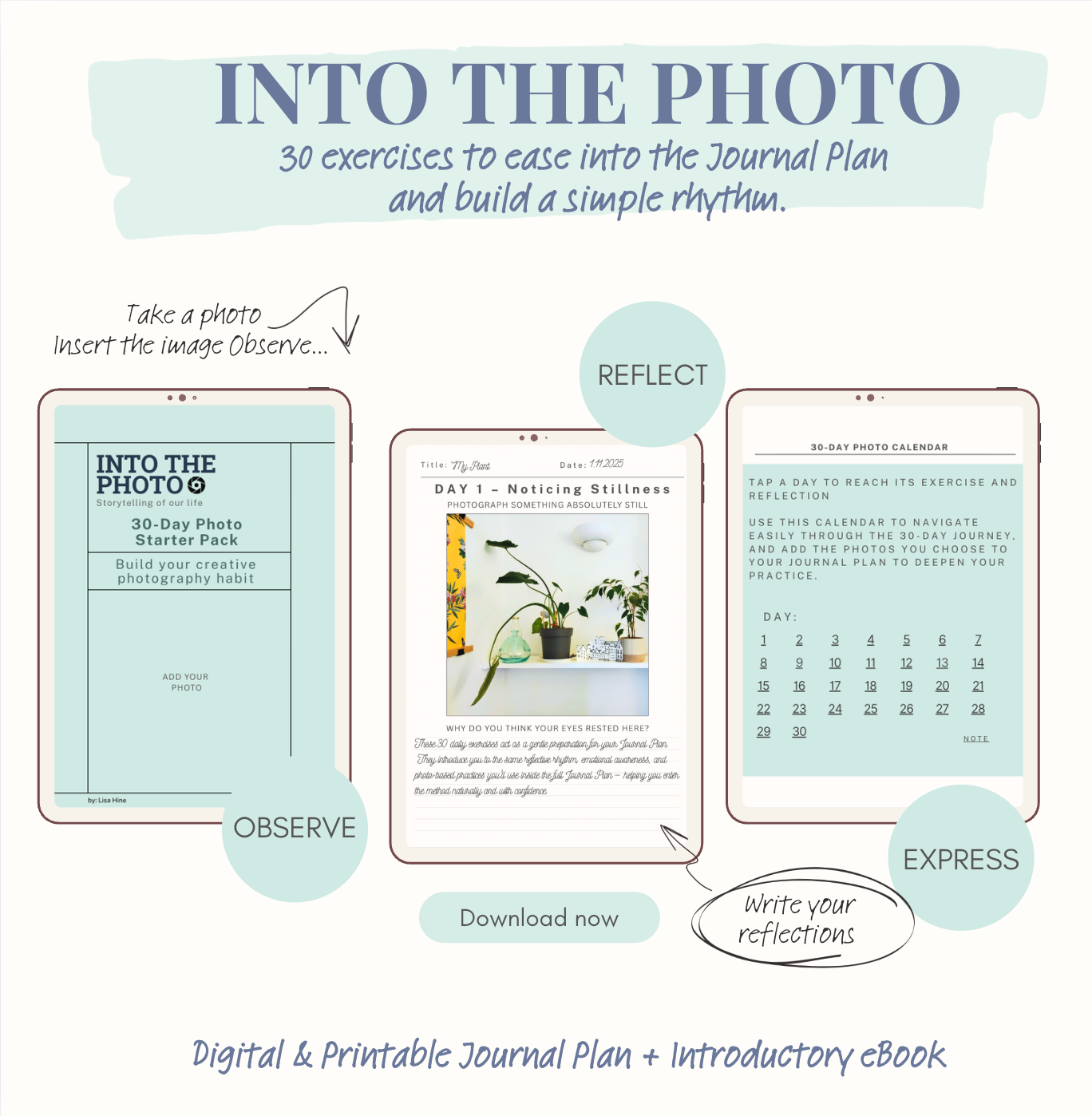 30-Day Photo  Starter Pack - to improve your photography practice