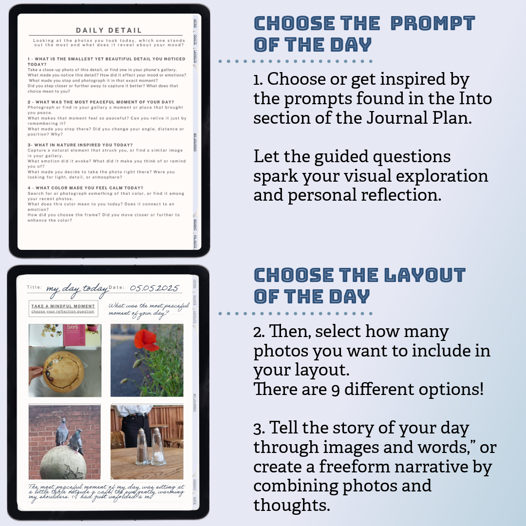Bundle - Into the Photo Journal Plan +  e-Book