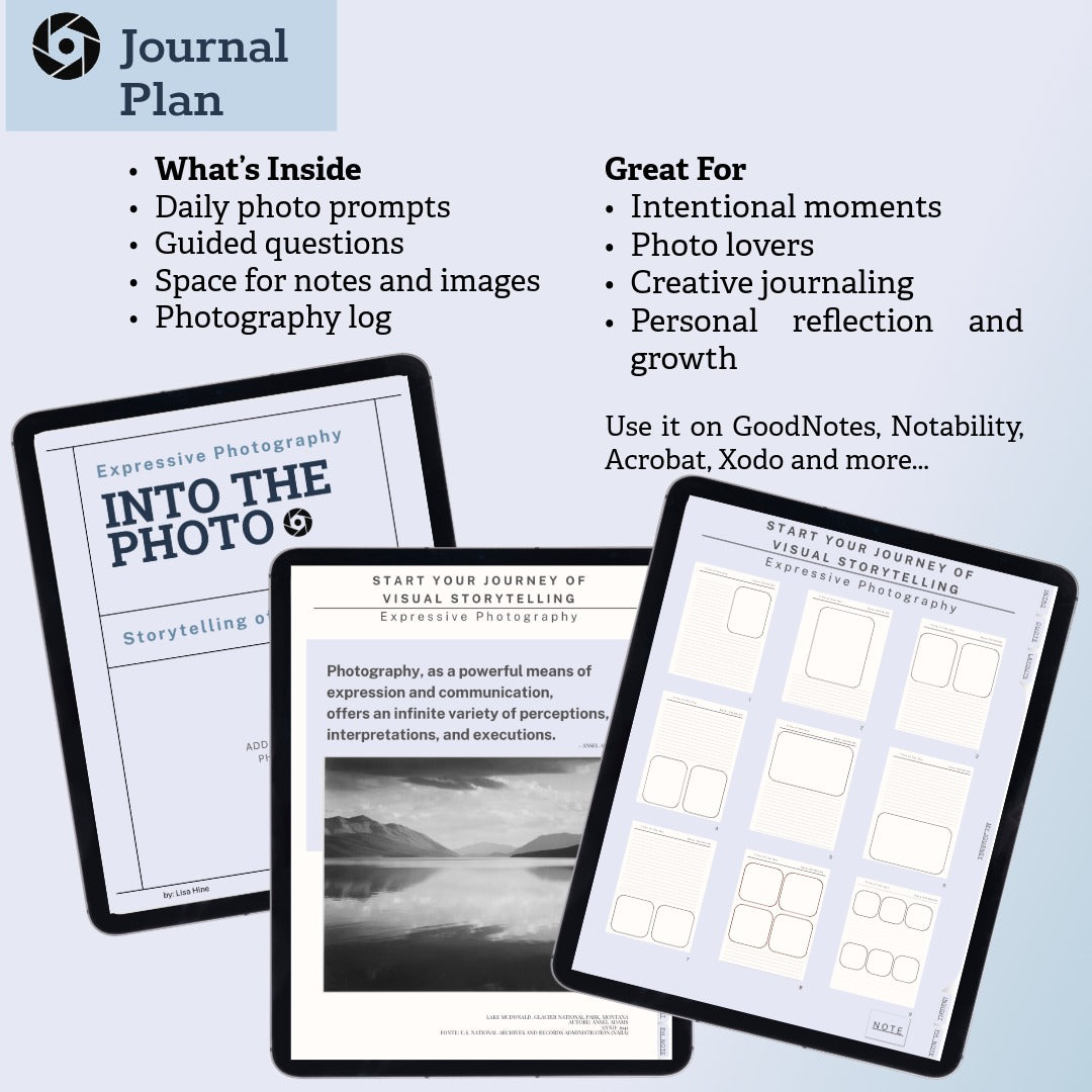Bundle - Into the Photo Journal Plan + e-Book